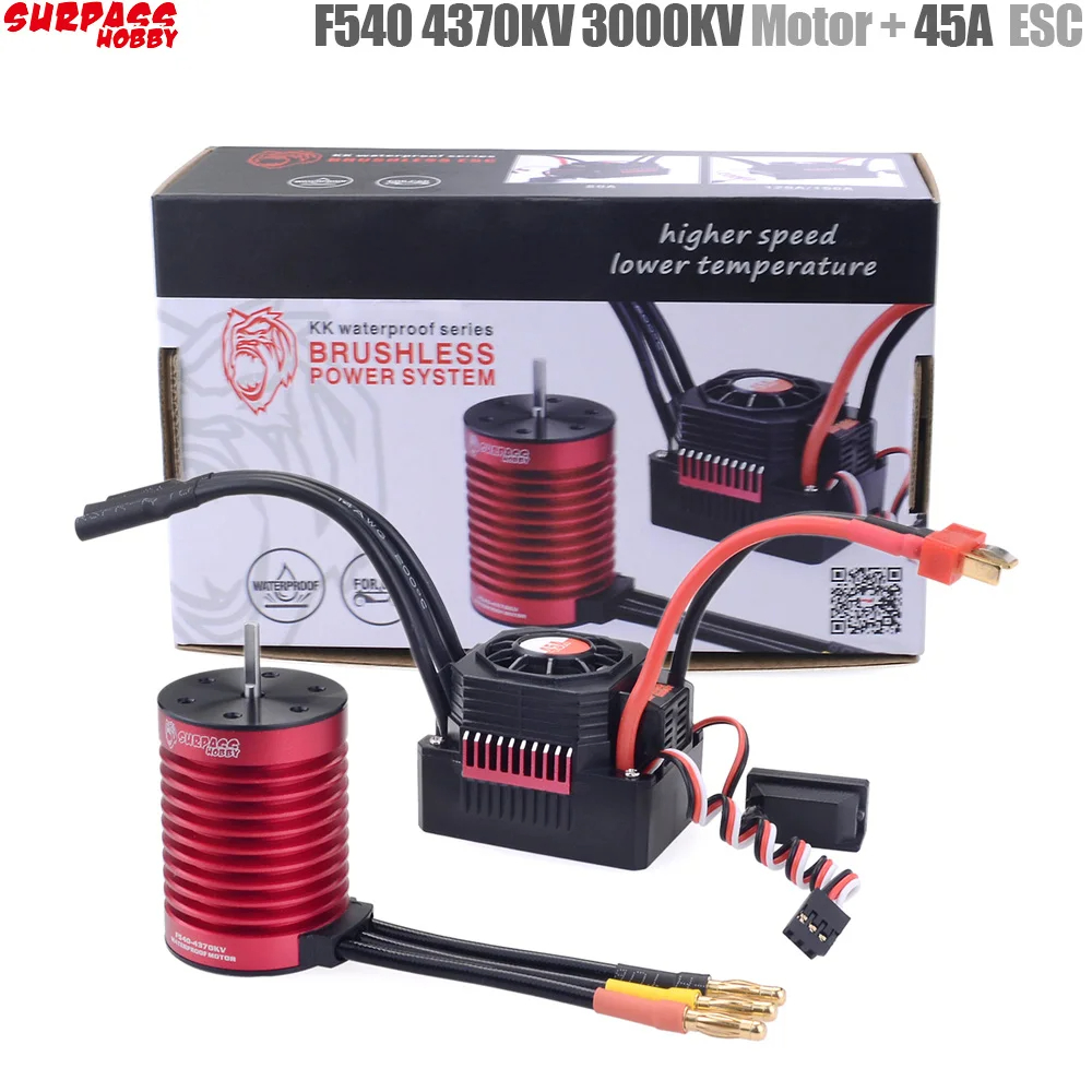 Rc Hobby Motor - Aşmak hobi KK su geçirmez Combo
