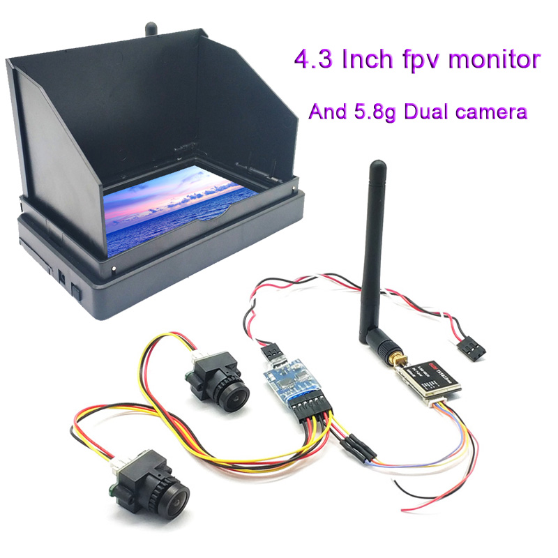 Rc Plane Hobby Zone - 5.8G 48CH 4.3 inç FPV monitör