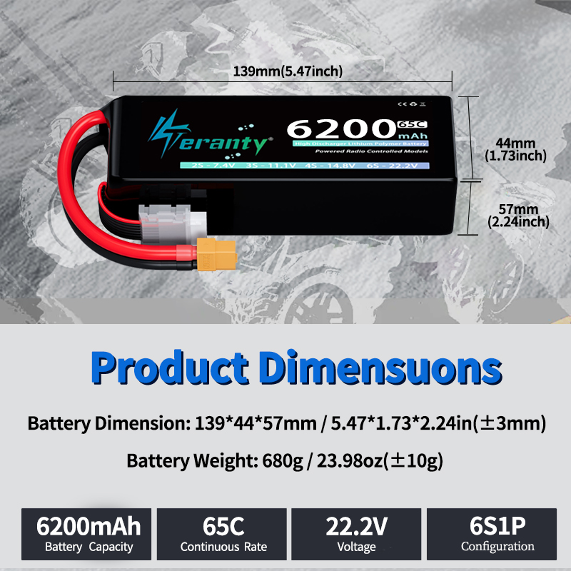 TERANTY 6S 6200mAh Lipo Pil 22 - Rc Hobby Land incelemesi ve fiyatı