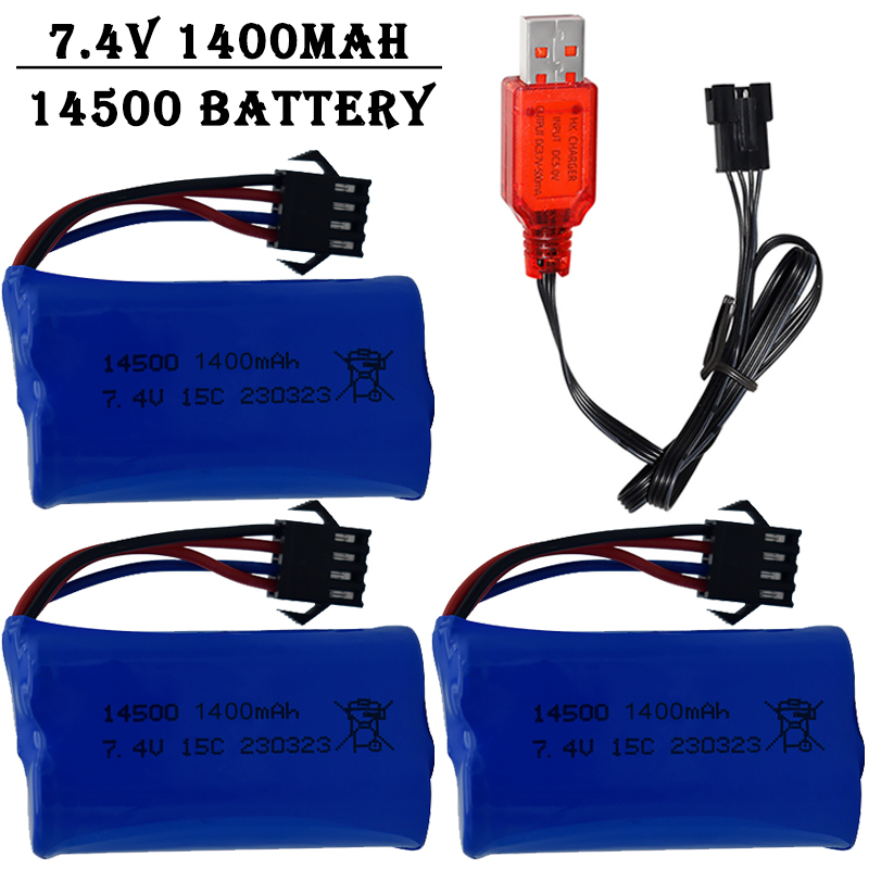 7.4V 1400mAh 14500 Lityum İyon - Rc Hobby Shops incelemesi ve fiyatı