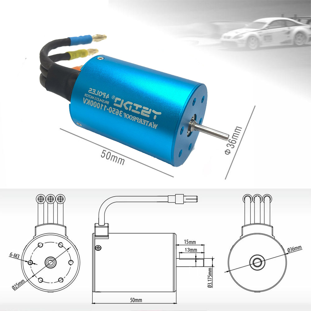 YSIDO 3650 Fırçasız Motor 60A/ - Rc Hobby Shops incelemesi ve fiyatı