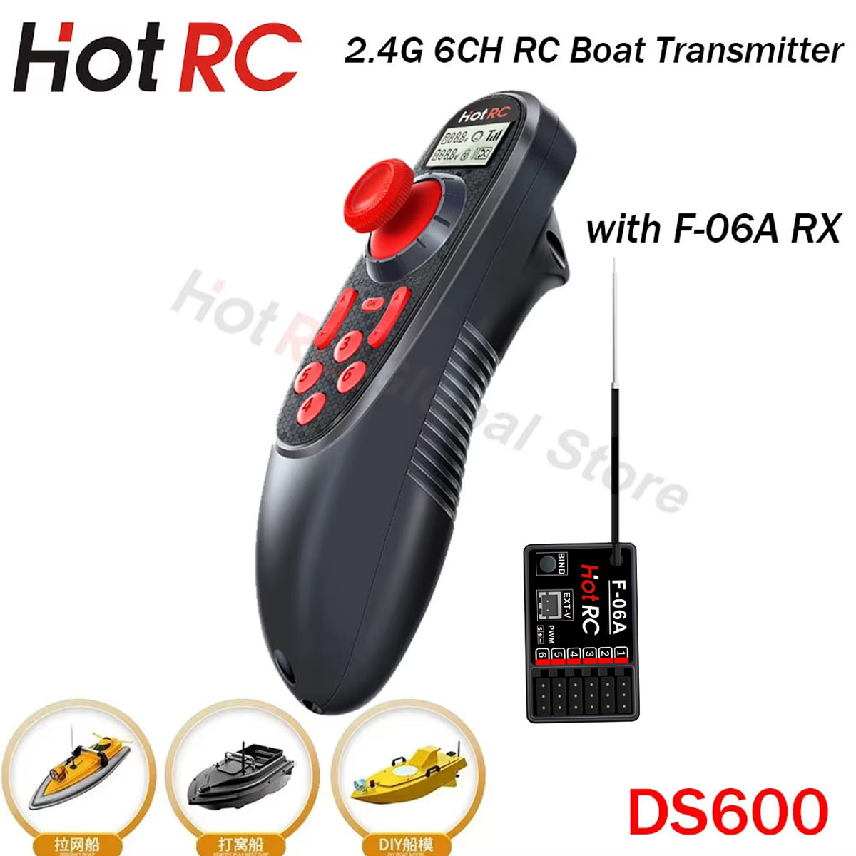 HOTRC DS600 6CH 6 Kanal 2.4G L - Rc Hobby Shops incelemesi ve fiyatı
