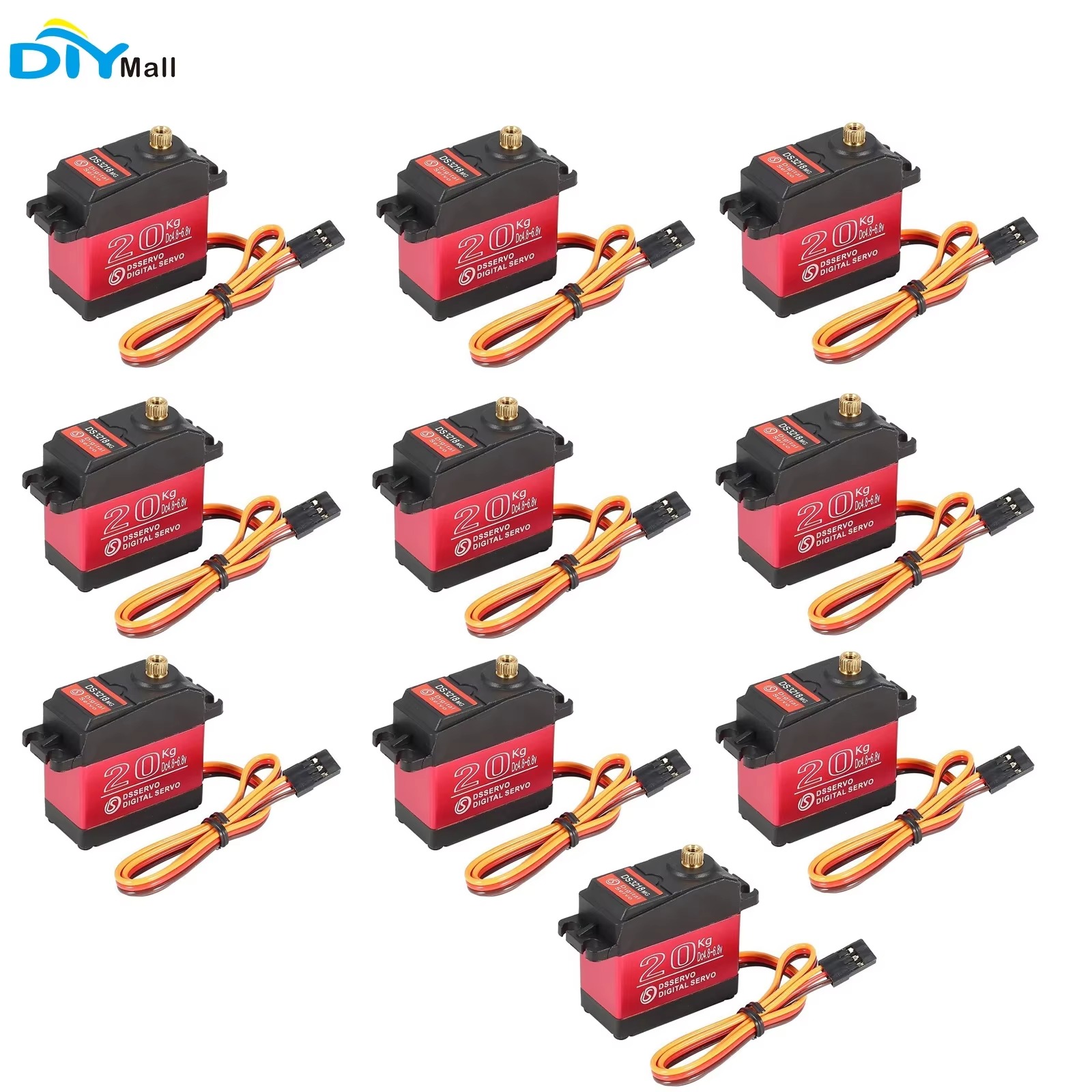 10 adet DS3218 20KG dijital Se - Rc Hobby Shops incelemesi ve fiyatı